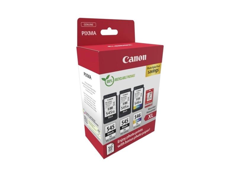 Canon Pg-545 Xl X2 / Cl-546 Xl Photo Value Pack