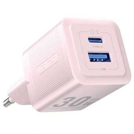 Cargador Gan de Pared Vention Feqp0-Eu/ 1xusb Tipo-C/ 1xusb/ 30w