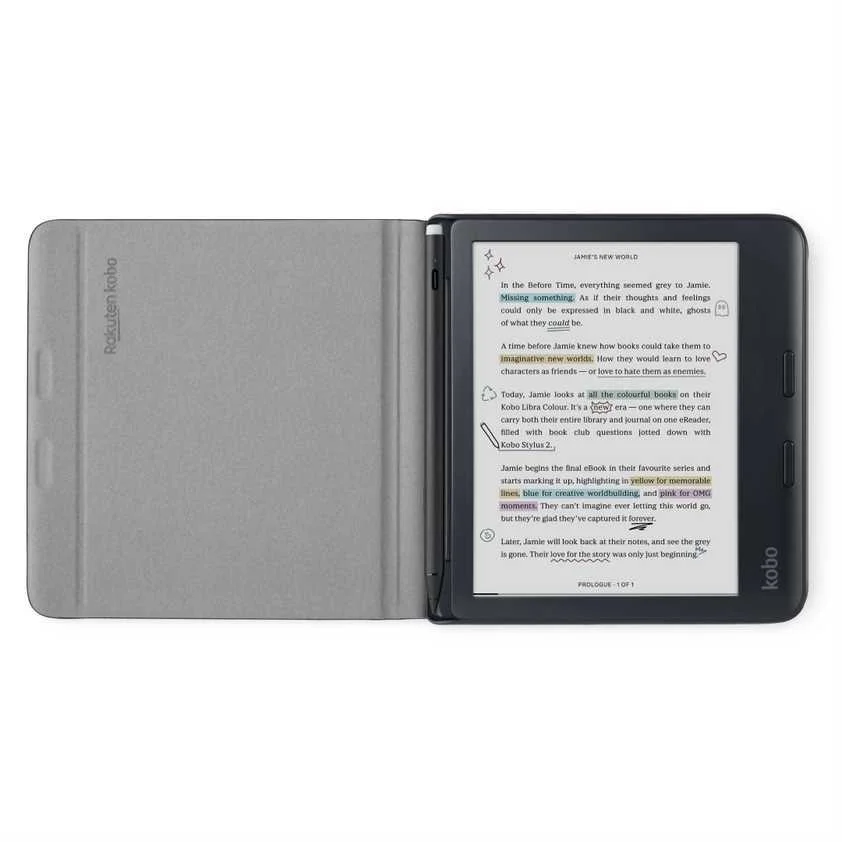 Kobo Sleepcover Libra Notebook Black Schwarz (N428-Ac-Bk-N-Pu)