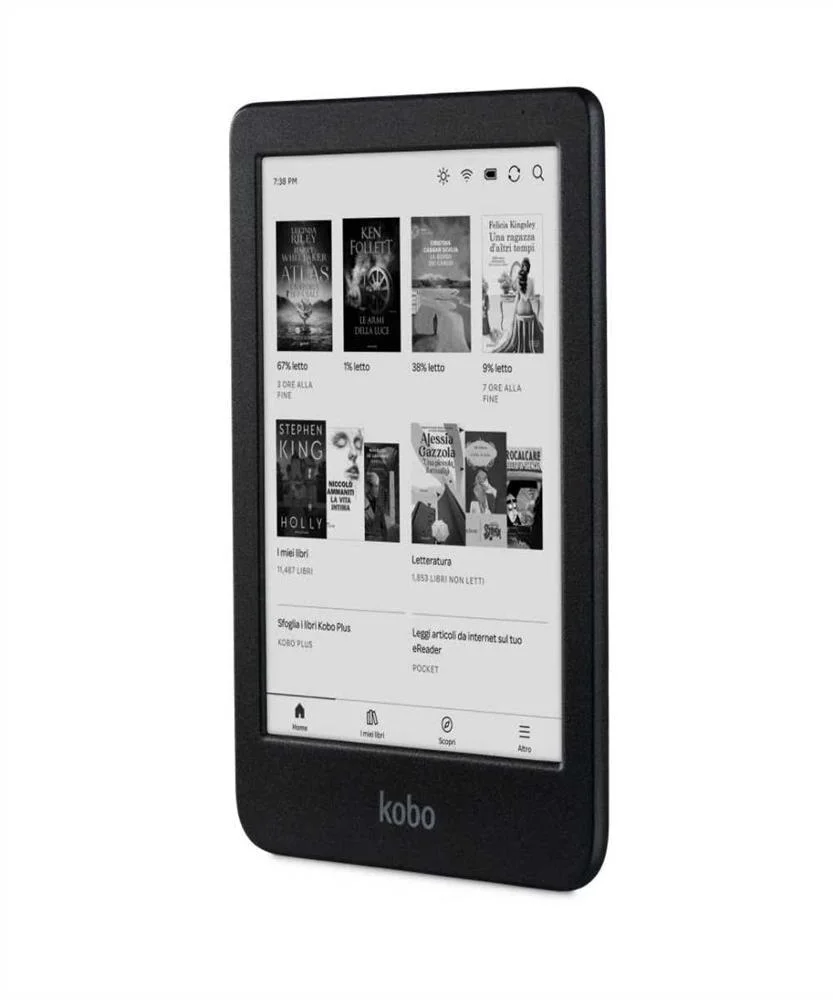 Kobo Ebook-Reader Ebookreader Clara Bw Black Schwarz (N365-Ku-Bk-K-Ep)