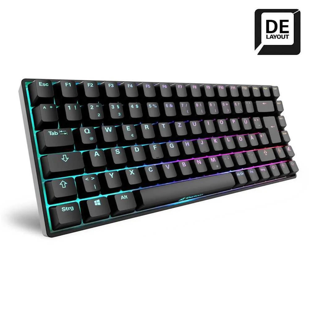 SHARKOON SKILLER SGK50 S3 TECLADO USB QWERTZ ALEM.