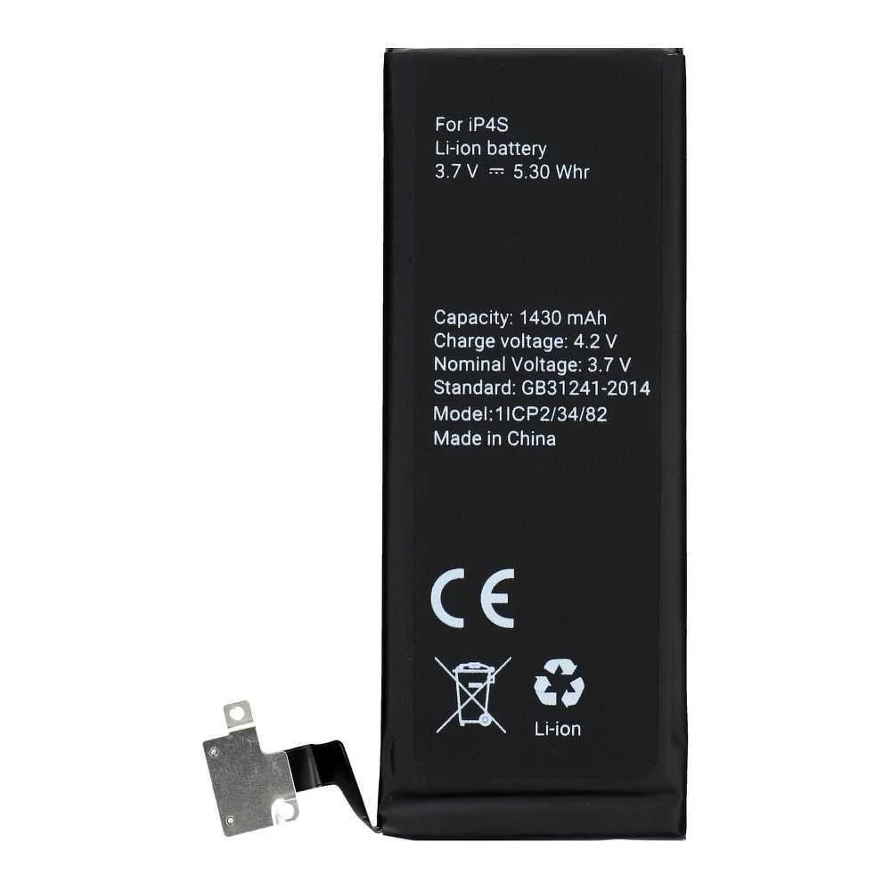 Bateria de caixa de pol&iacute;mero para iPhone 4s 1430 .