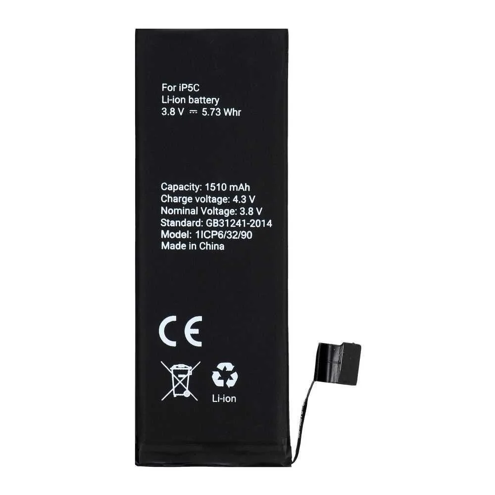 Bateria de caixa de pol&iacute;mero para iPhone 5c 1510 .