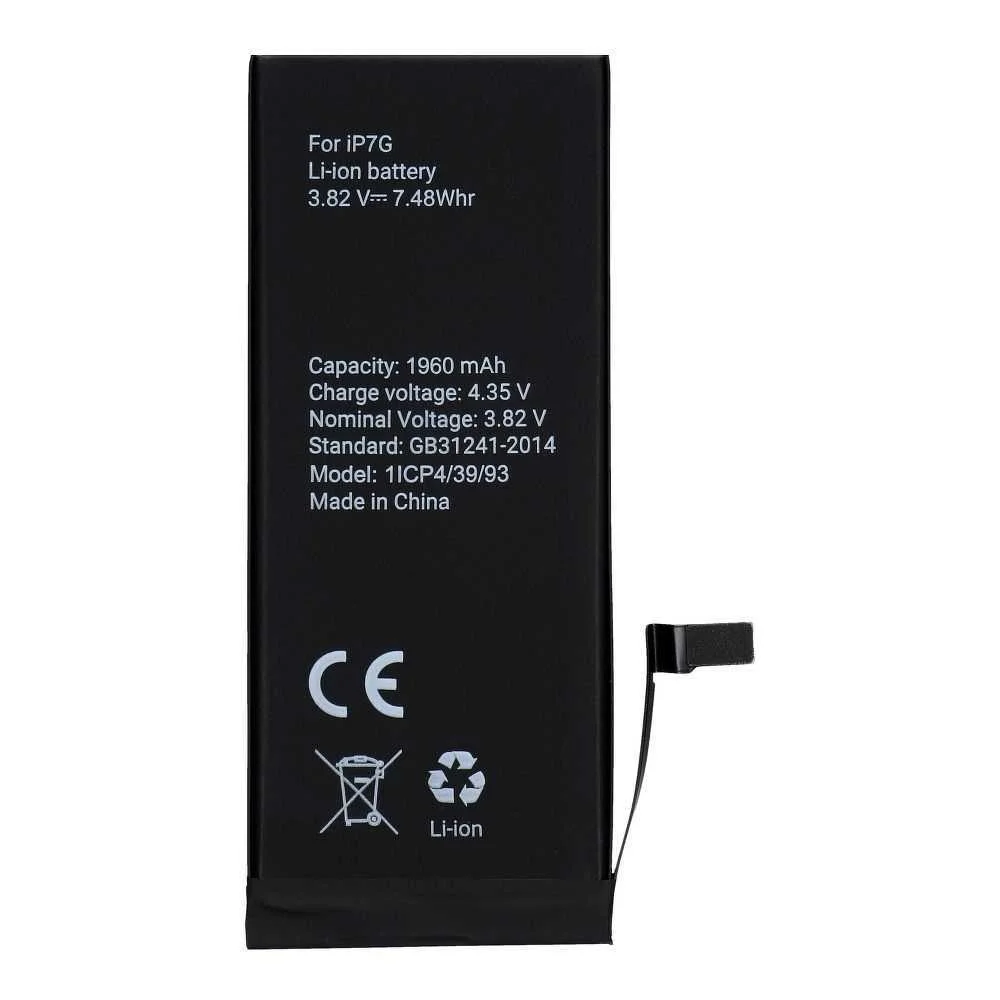 Bateria de caixa de pol&iacute;mero para iPhone 7 1960 M.