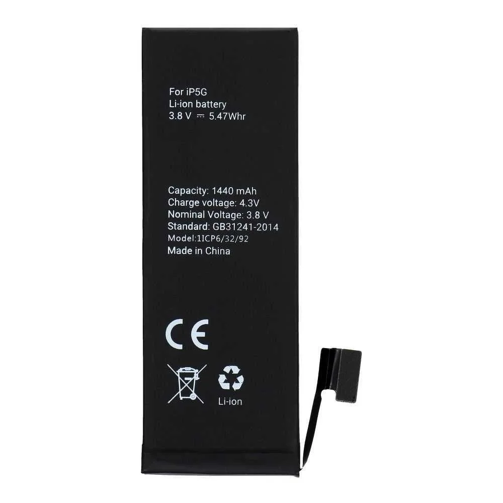 Bateria de caixa de pol&iacute;mero para iPhone 5 1440 M.