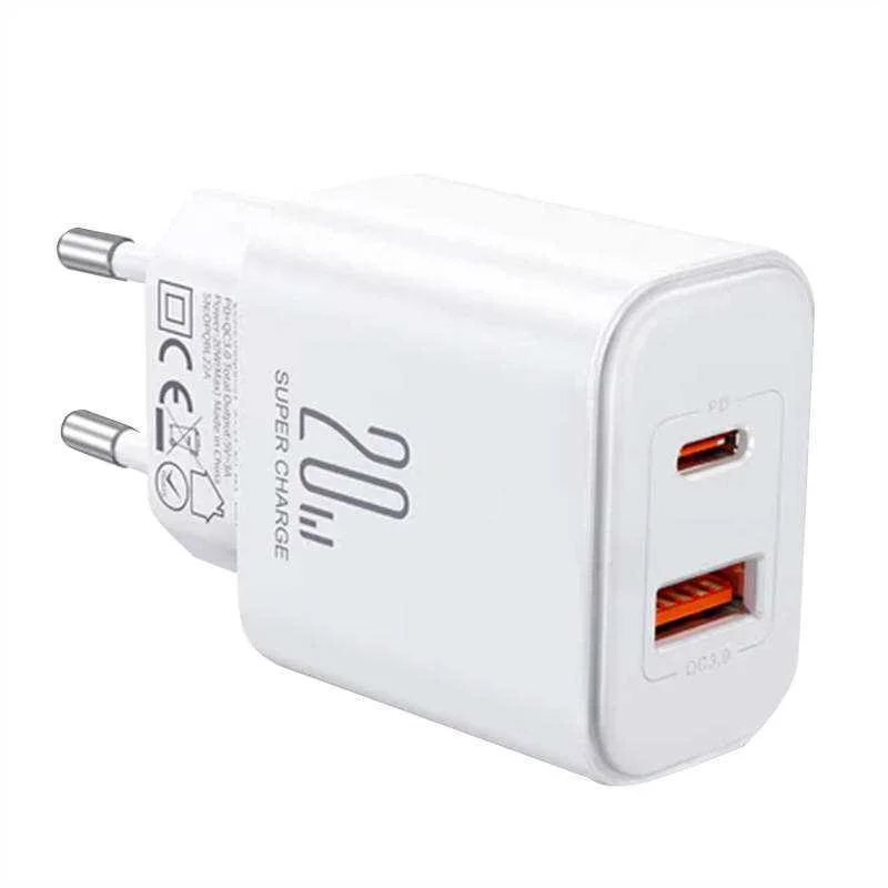 Carregador Flash Joyroom Jr-Tcf05 20w A+C Branco