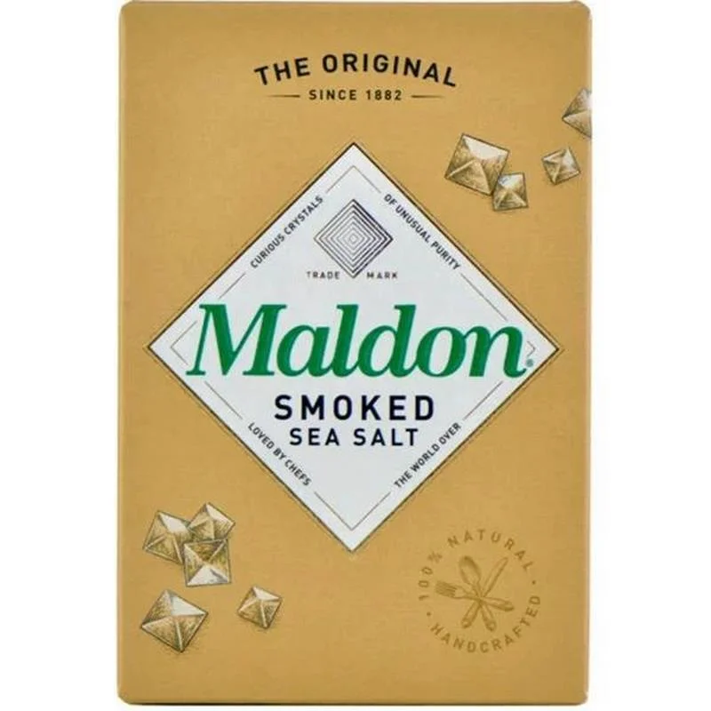 Sal marinho de Maldon Sal marinho defumado