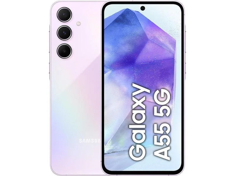 Smartphone Samsung Galaxy A55 5g 8gb/256gb Lilás
