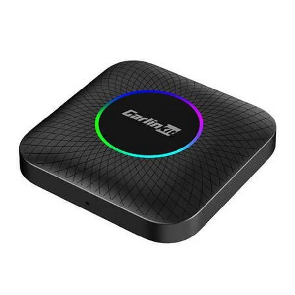 Carlinkit Tbox Plus LED Wireless Adapter, 8g/128g, Apple Carplay/Android Auto (Black)