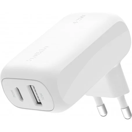 Belkin Double Wall Charger Usb-C Usb-A 42w