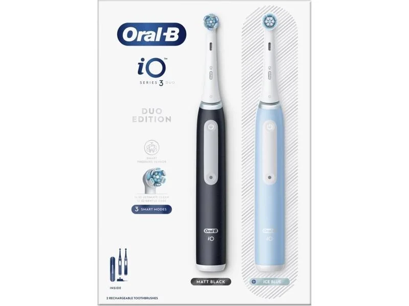 Braun Oral-B Szczoteczka Elektryczna Io 3 Zestaw Duo Black & Blue