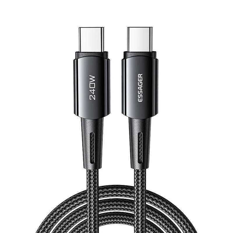 Usb-C To Usb-C Cable 240w Essager 1m (Gray)