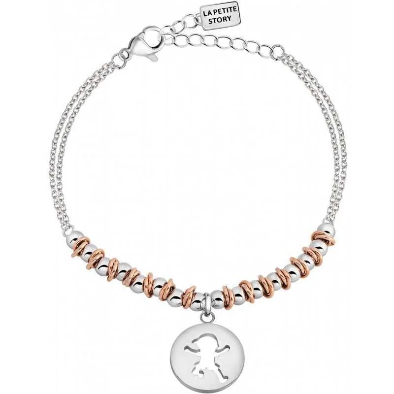 Pulseira La Petite Story Mulher Lps05aql04 17+3cm