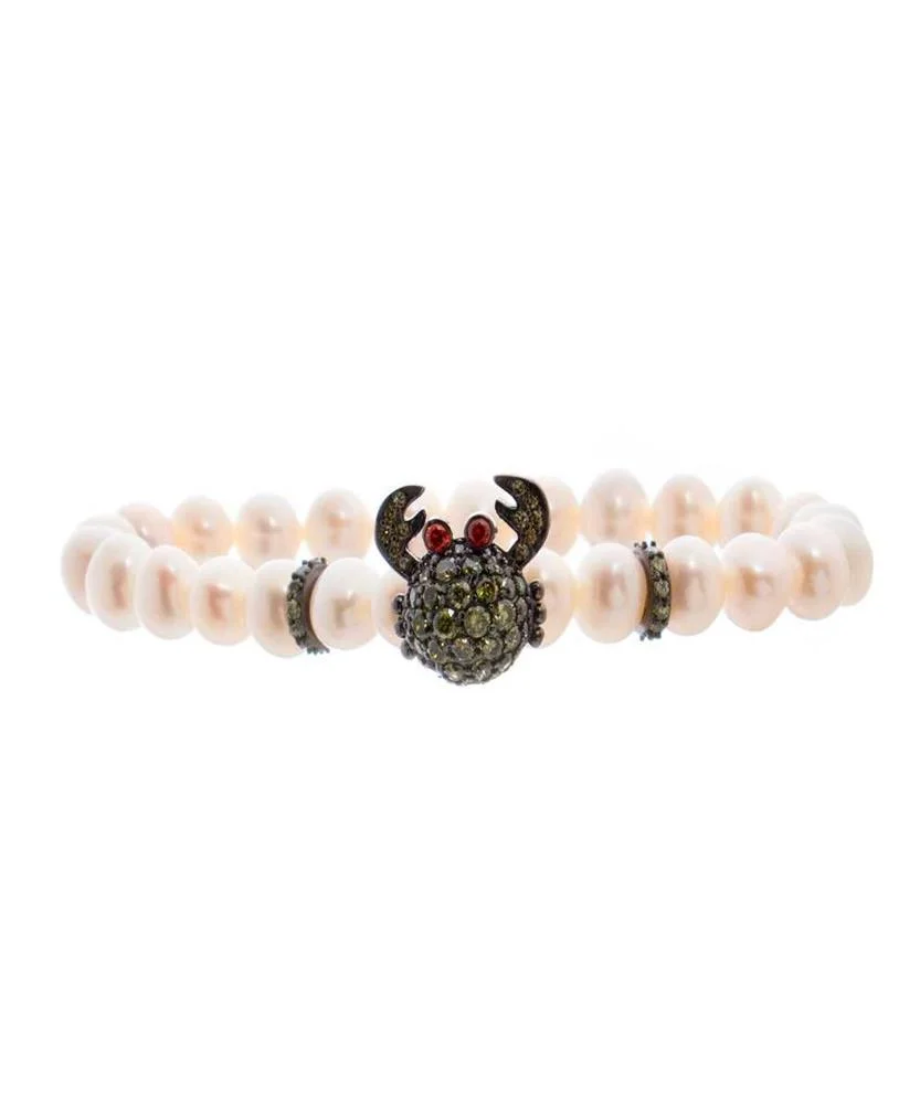 Bracelete Lancaster Woman Jla-Brcrab3wh 16mm