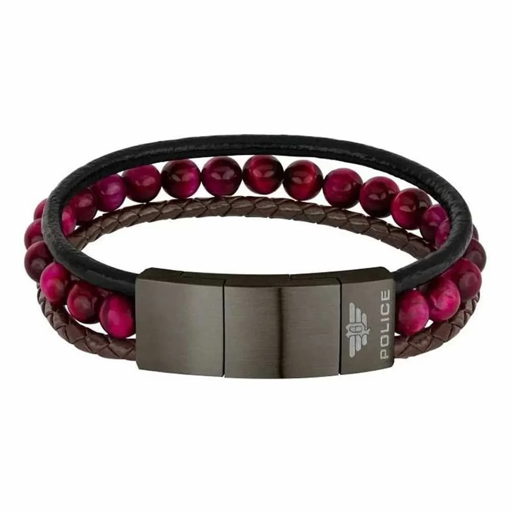 Pulseira Police Man Pj26552blu03 19-21cm