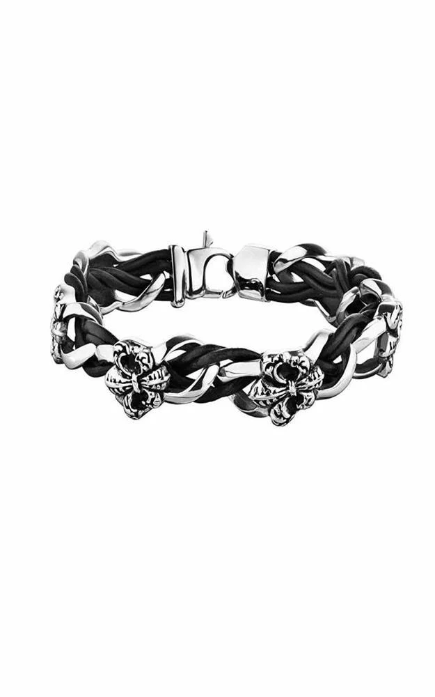 Pulseira Homem Polácia S14agw01b 21cm