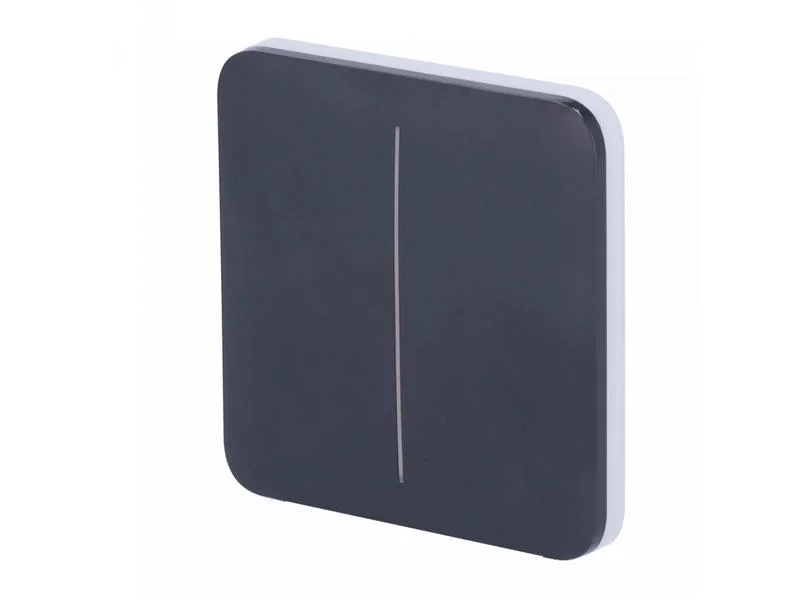 Panel Táctil para Interruptor de Luz Doble - Compatible Con Aj-Lightcore-2g - Retroiluminación LED -