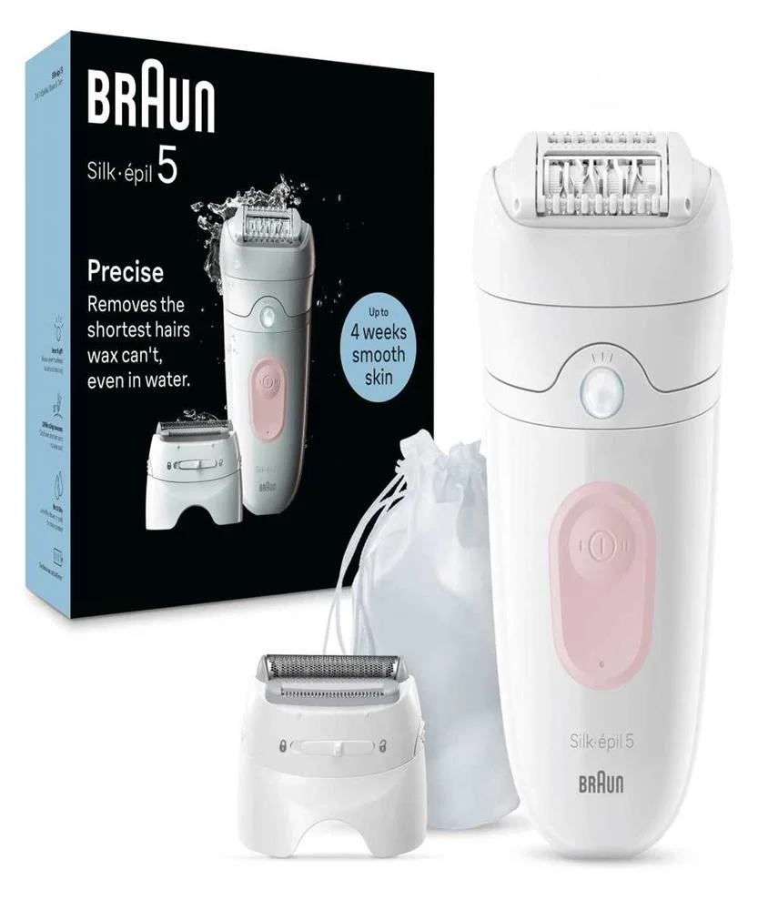 Braun Silk-Épil 5 5-030 28 Pinças Rosa, Branco