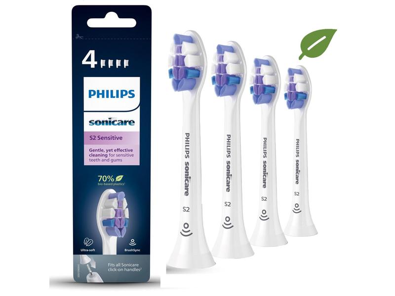 Philips S2 Sensitive Hx6054/10 Ultra Soft Interchangeable Sonic Brush Heads