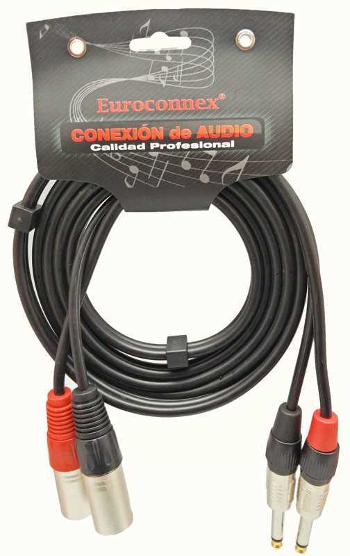 2*xlr Ma. - 2*6,35 Mono Ma. Longidut:2m