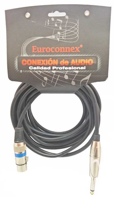 Xlr Hem.- 6,35 Mono Ma., 5,0m.