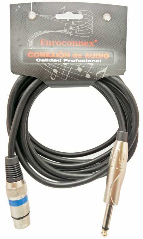 Xlr Hem.- 6,35 Mono Ma., 2m.