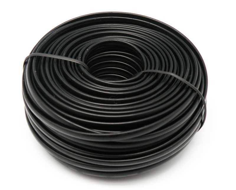 Bobine 30m., Cable Telefonico Plano 28awg, 4 Vias,  Preto