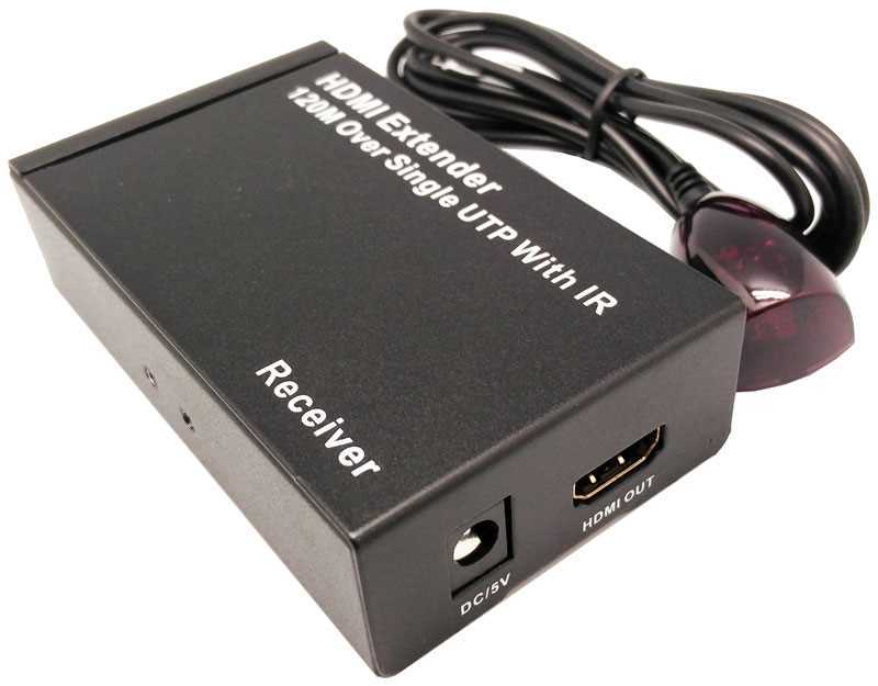 Receptor Hdmi, 120m 1080p@60hz Con Infrarojos