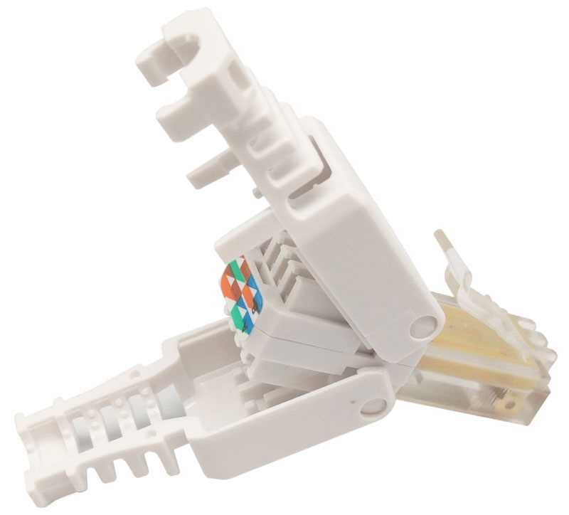 Conector Rj45 Cat.6 a Presión