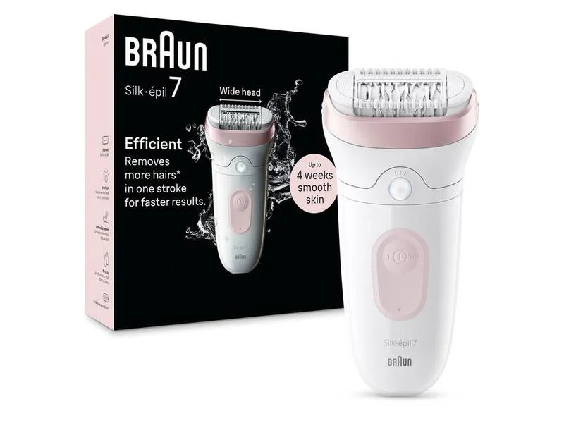 BRAUN SILK-ÉPIL 7 7-000 ROSA, BRANCO