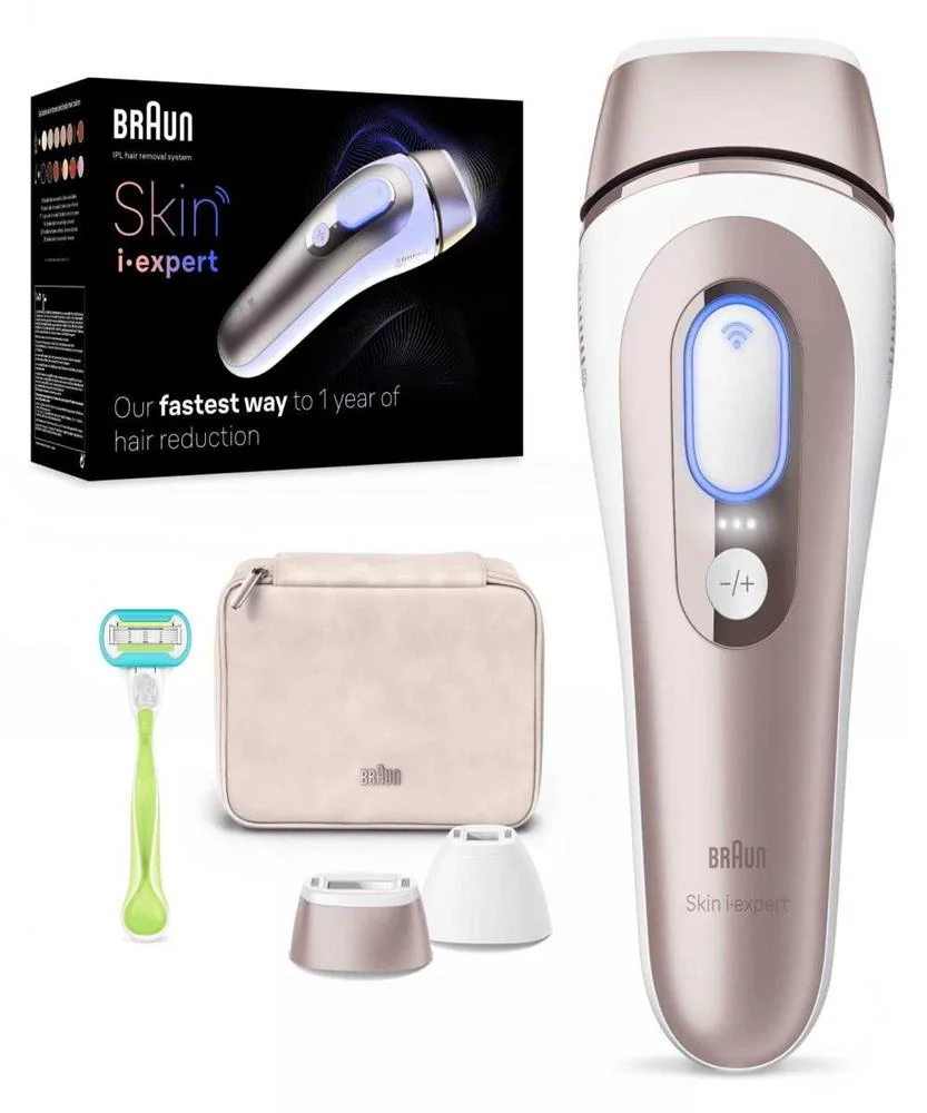 Depiladora Luz Pulsada Braun Silk i-Expert PL7147.