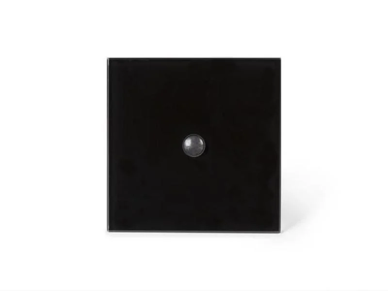 Edge Lit Control Module With 1 Touch Key And Built-In Motion And Twilight Sensor (Black Edition)