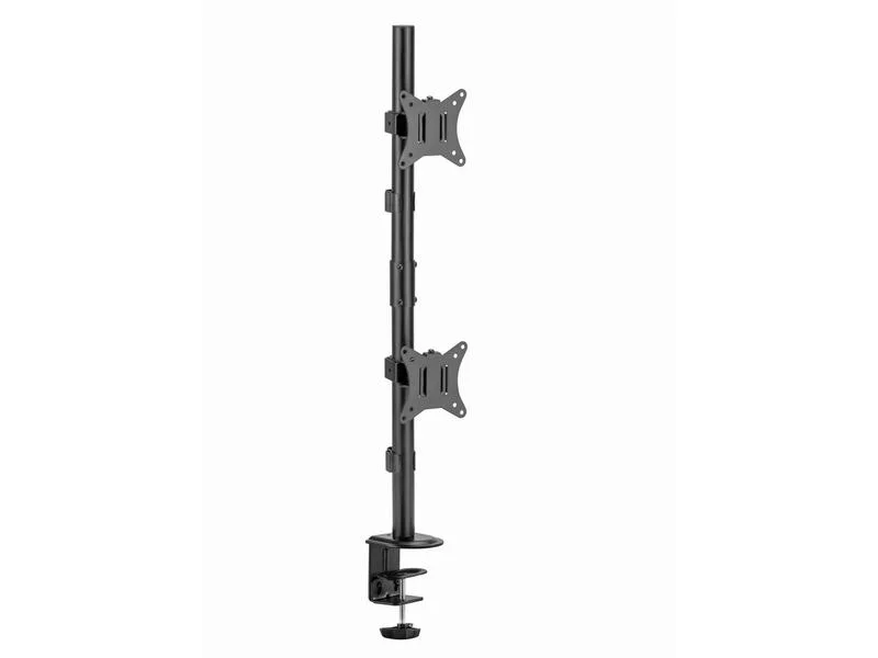 Gembird Ma-D2-02 Adjustable 2-Display Vertical Desk Mount  17-32  9kg