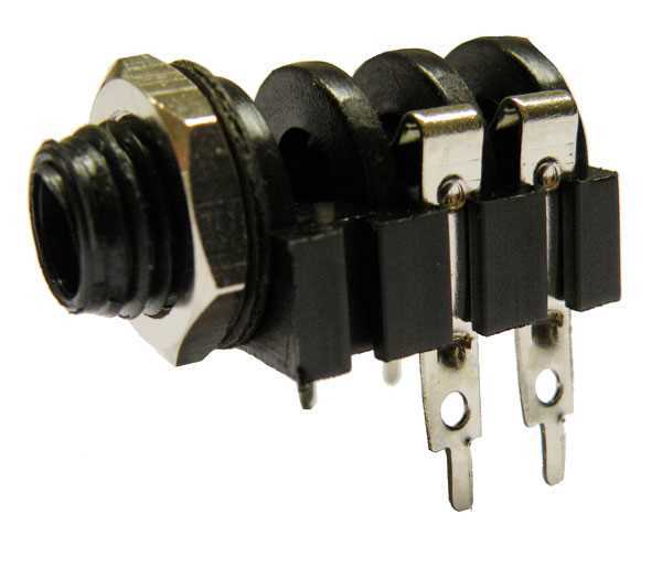 6.4mm Mono Chasis, Abrir Circuito, C.I
