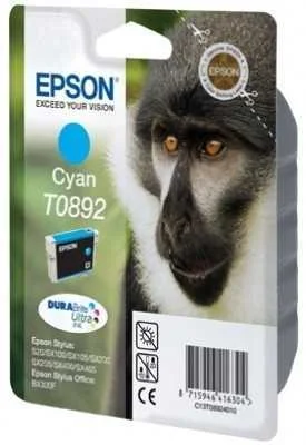 Epson Monkey Singlepack Cyan T0892 Durabrite Ultr.