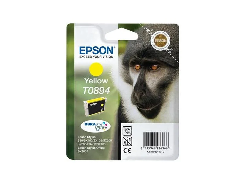 EPSON MONKEY TINTEIRO MAGENTA T0893 TINTA DURABRI.