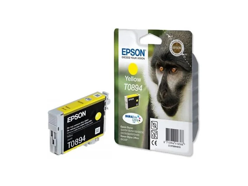 EPSON MONKEY SINGLEPACK YELLOW T0894 DURABRITE UL.