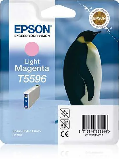 Epson Penguin Tinteiro Magenta Claro T5596 (C/Ala.