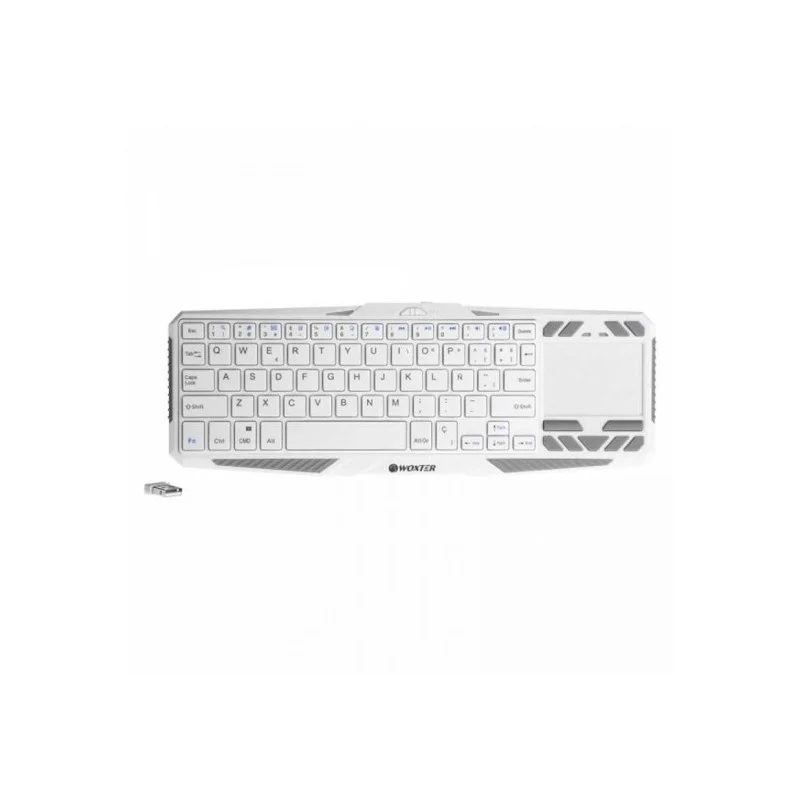 WOXTER TV 920 TECLADO RF WIRELESS QWERTY BRANCO