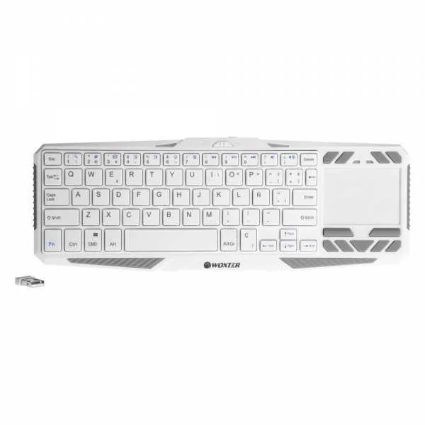 WOXTER TV 920 TECLADO RF WIRELESS QWERTY BRANCO
