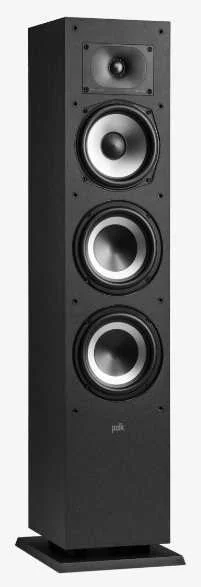 POLK AUDIO XT60 ALTIFALANTE 2-WAY PRETO COM FIOS .