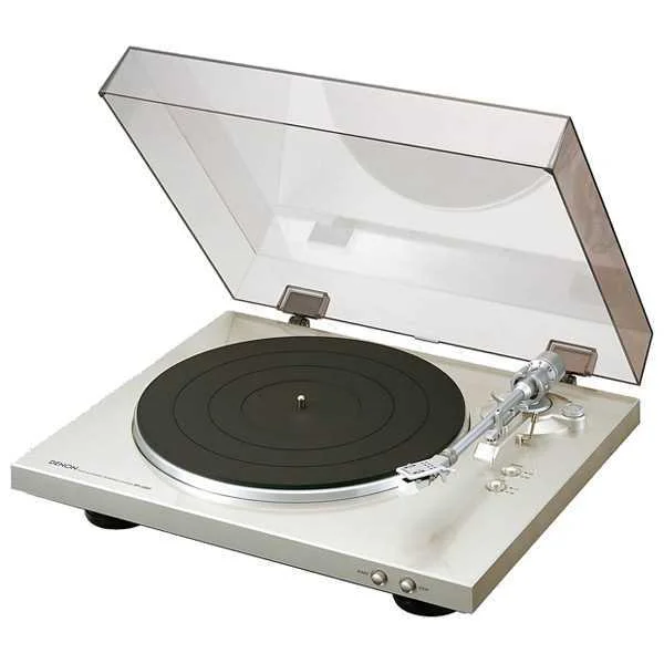 DENON DP-300F GIRA-DISCOS DE TRAÇÃO POR CORREIA P.