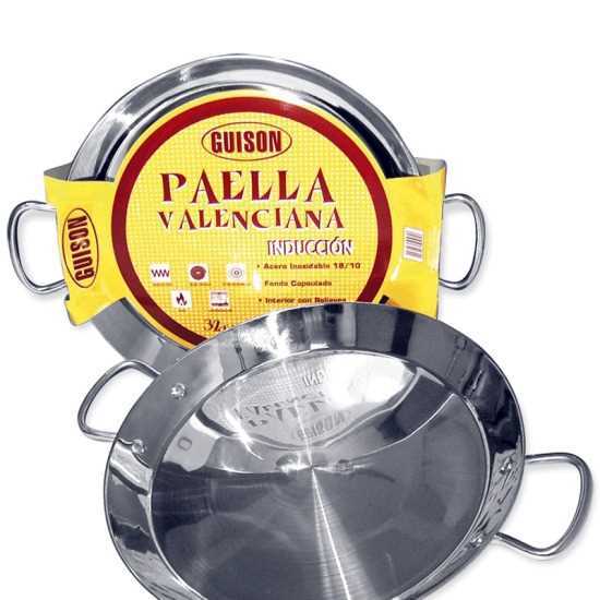 Panela de Indução Guison Paella 46cm Inox