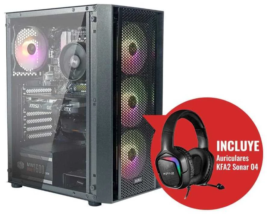 Computador Gaming Amd Ryzen 5 5500 Rtx 4060 8gb