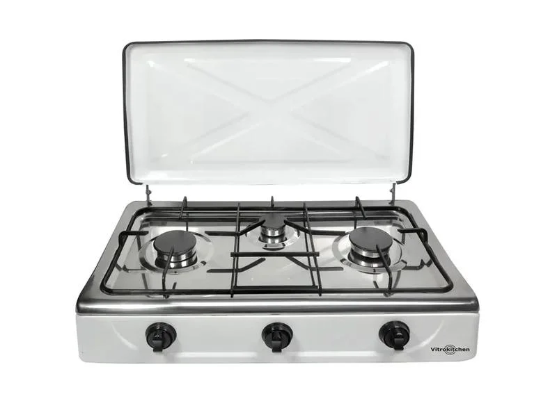 Placa a Gás Vitrokitchen PG230NB com 2 Queimadores