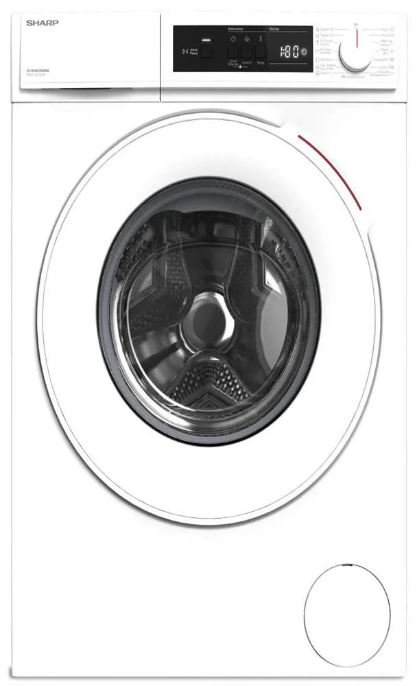 Máquina de lavar Sharp ESNFA812DWNA - 8 kg