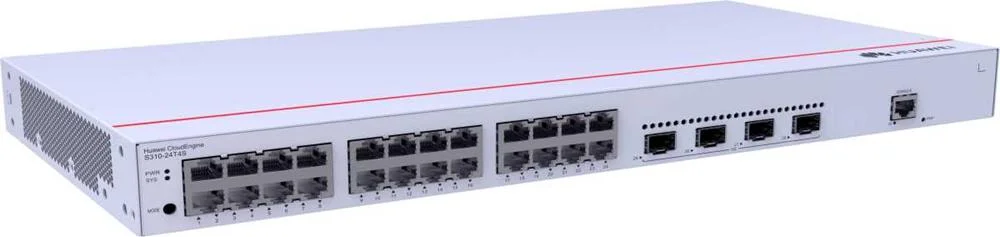 Huawei S310-24t4s Switch 24*10/100/1000base-T Ports 4 Ge Sfp Ports Ac Power