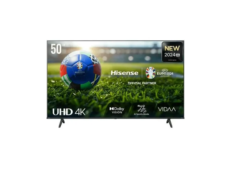 HISENSE LED TV 50" 4K HDR10+ SMART TV VIDAA U7.6 .