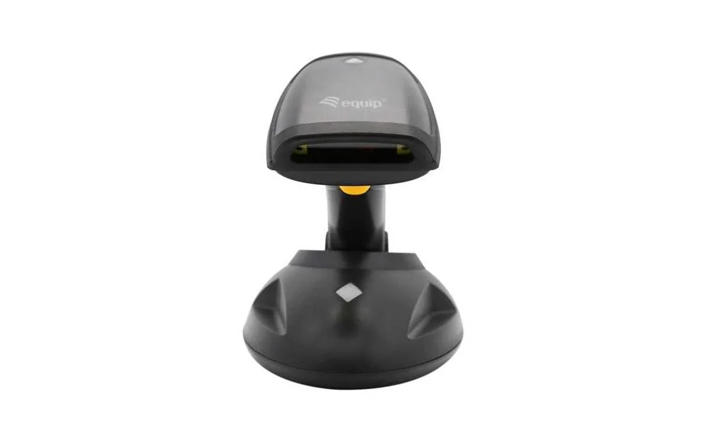 Equip Wireless 1d Laser Barcode Scanner Long Distance With Stand