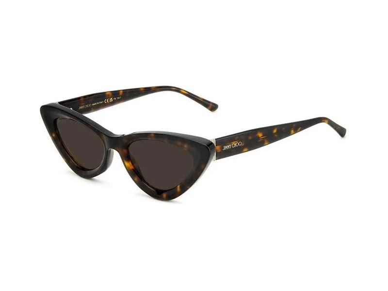 Sunglasses Jimmy Choo Women Addy-S-B3vur (Lens/Bridge/Temple) 52/19/145 Mm)